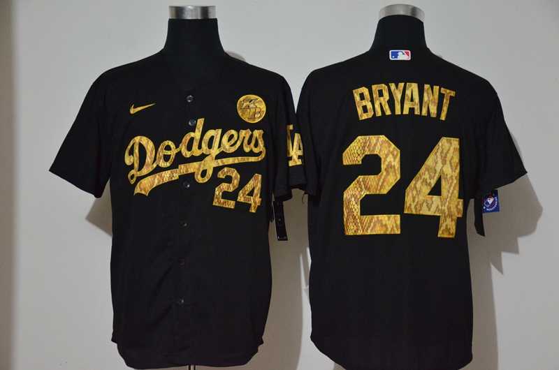 Dodgers 24 Kobe Bryant Black Gold 2020 Nike KB Cool Base Jersey,We sell and wholesale Dodgers 24 Kobe Bryant Black Gold 2020 Nike KB Cool Base Jersey on line form chian!